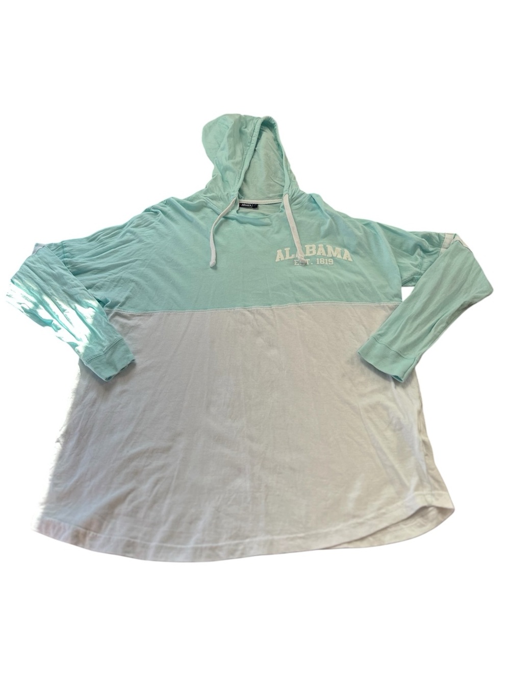 🆕Alabama Two-Tone Mint & White Hoodie